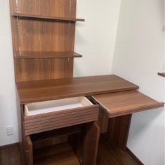 【木製キッチンボード】カラー：ウォールナットの画像