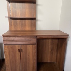 【木製キッチンボード】カラー：ウォールナット