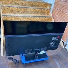 ジ160/ Panasonic TH-55FZ950 液晶TV　55インチ 2018年製 家電 パナソニック リモコン付き 訳ありの画像