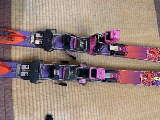 ジルブレッタ silvretta 404 山スキー用　ビンディング/スキー板シールあり 