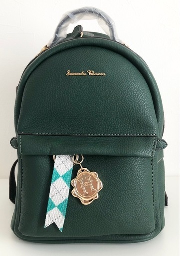 M【未使用品】サマンサタバサ Samantha Thavasa ハリーポッターコラボ シンプルプチリュック ハッフルパフ グリーン　レディース バッグ 鞄