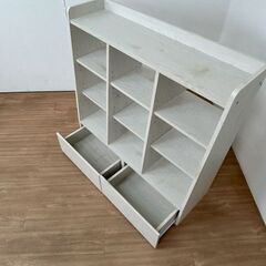 №5924【新品】☆引き出し付きフリー・ブックラックＷＯ☆の画像