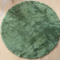 【急募】ニトリ　ラグマット緑