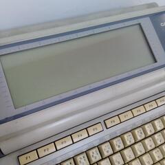 ジャンク CASIO HW-7200G ワープロ 通電不可 電源ケーブル付 カシオの画像