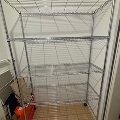 【売却確定済 】※3/25までのお渡し【美品】ニトリ スチールラック 幅115cm 4段 の画像