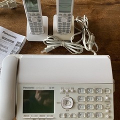 Panasonic 子機2台付きFAX電話