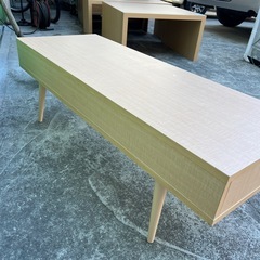 【arne アーネ】　ローテーブル 木製　ウッド　引き出し付き　センターテーブル　机　ブランド家具　テレビ台の画像