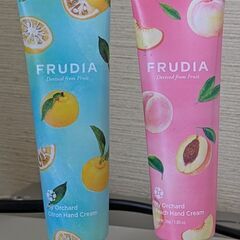 韓国/FRUDIA ハンドクリーム30g（2本セット）ゆずとピーチの画像