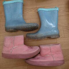 子供用靴18.19cm、長靴19cmの画像