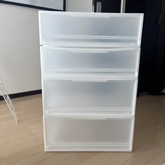 無印良品 ポリプロピレン収納ケース ワイド　セットの画像