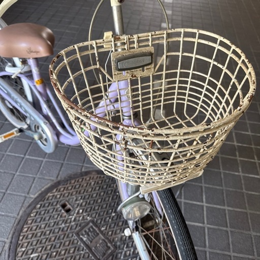 子供用自転車22インチギアなし、鍵付き、ライト付き