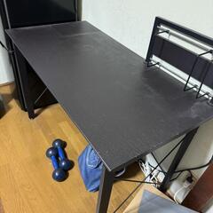 ニトリ　デスク　ダークブラウン　の画像