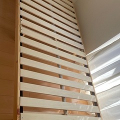 ニトリ ベッドフレーム 無印良品 マットレスの画像