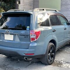 スバル　フォレスター2.0XT4WD　H21　アンヴィルグレー・ブラック全塗装  フルセグナビETC Bカメラ、スマートキー、クルコン、SI-DRIVE、前シートヒーターの画像