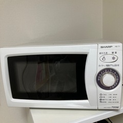 電子レンジ　SHARP RE-T1 2012年製の画像