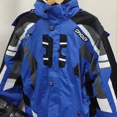 Spyder スキーウェアセット 青ジャケット 黒パンツ
