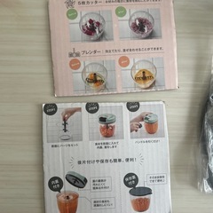 フードプロセッサー　ハンディチョッパー　の画像