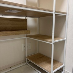 おしゃれなデスク⭐︎省スペースの画像