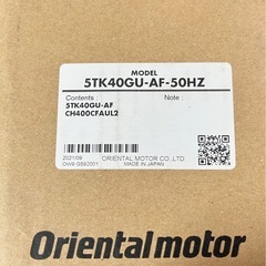 トルクモーター Kシリーズ/ワールドKシリーズ　5TK40GU-AF-50HZの画像
