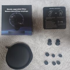 【直接お渡しのみ】【美品】耳栓 ソフトシリコン SNR値50dB
