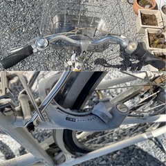 アルベルト 27インチ　ホワイト　通勤通学　自転車の画像