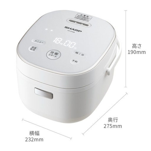 SHARP KS-CF05B 炊飯器
