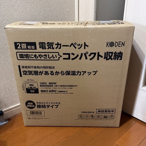 電気カーペット　決まりました！