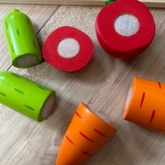ウッドフルーツ🍎🍌おもちゃ　　木のおもちゃ　野菜の画像