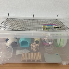 自作ハムスターケージセット&飼育セット