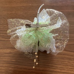 コサージュ：白の画像