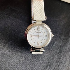 未使用品》シチズン ウィッカ 花柄 レディース 腕時計 電波ソーラー