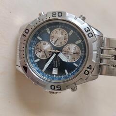 SEIKOクロノグラフ　7T32-7G50　ブルーの画像
