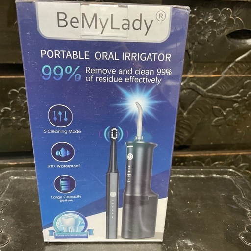 未開封★be my lady AI 電動歯ブラシ\u0026ジェットウォッシャー(口腔洗浄器)のセットポータブル