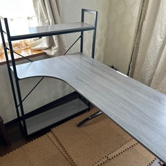 L字デスク ラック一体型 LOWYA