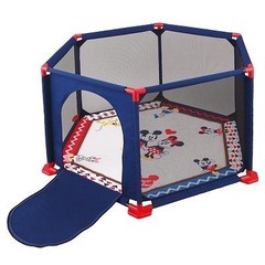 【洗えるベビーサークル/ミッキー&フレンズ美品】の画像