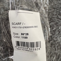 新品　カシミヤマフラーの画像