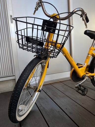 【お取引終了】子ども用自転車　18インチ　補助輪・鍵あり　黄色