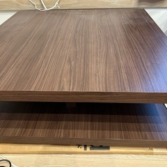 【値下げ】丸繁木工のローテーブルの画像