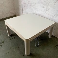【ジモティ限定特価】 ユアサプライムス カジュアルコタツ KCK-750M 2018年製 こたつ テーブルのみ リバーシブル 動作確認済 Y1002の画像