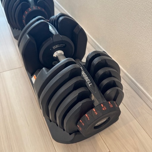 ダンベル 可変式 最大40kg本日受け取りできる人限定 