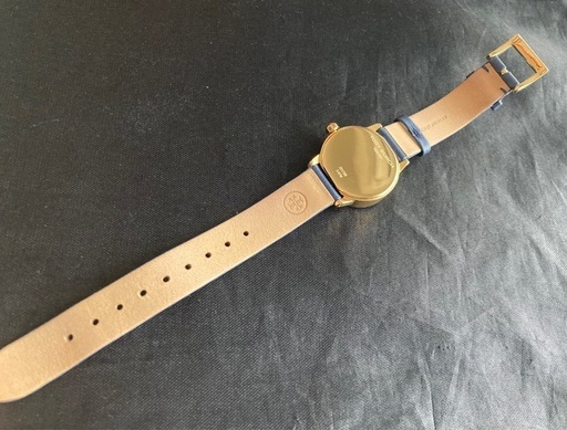 《未使用品》TORY BURCH Gigi Leather/NAVY TBW2001