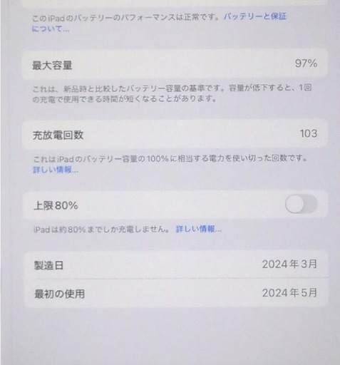 M4 iPad Pro 11 256GB WiFiモデル シルバー