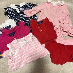 【早い者勝ち】 ラルフローレン　70から80サイズ　女の子ワンピースセットの画像