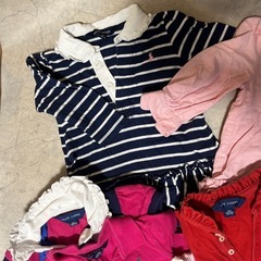 【早い者勝ち】 ラルフローレン　70から80サイズ　女の子ワンピースセットの画像