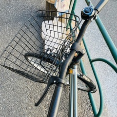 《売約済》【池上店】 　自転車　ママチャリ　シティサイクル　フルート　サイクルスポット　flute カゴ付き　籠　プッシュ式キーの画像