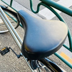 《売約済》【池上店】 　自転車　ママチャリ　シティサイクル　フルート　サイクルスポット　flute カゴ付き　籠　プッシュ式キーの画像