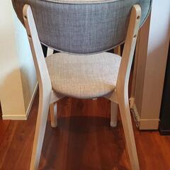 2脚 LOWYA ダイニングチェア 椅子 chairの画像