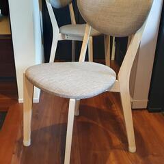 2脚 LOWYA ダイニングチェア 椅子 chairの画像