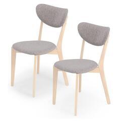 2脚 LOWYA ダイニングチェア 椅子 chairの画像