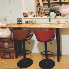 カウンターテーブルの画像